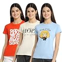 Preneum Women39s Cotton Regular Fit Graphic Printed