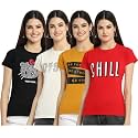 Preneum Women39s Graphic Regular Fit T-Shirt