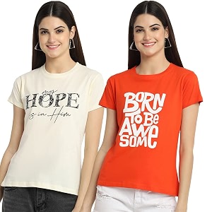 Preneum Womens Graphic Western T-Shirt