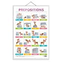PREPOSITIONS Early Learning Educational Chart for Kids | 20"X30" inch |Non-Tearable and Waterproof | Double Sided Laminated | Perfect for Homeschooling, Kindergarten and Nursery Students