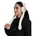PRESCO Winter Ear Muffs | Soft Plush Foldable Ear Warmers for Kids, Girls and Women | Windproof, Stretchable &amp; Portable Earmuffs for Cold Weather, Outdoor, Travel and School Use