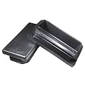 Prescott Plastics 0.75 x 1.5 Inch Rectangle Plastic Plug Insert (4 Pack), Black End Cap for Metal Tubing, Fence, Glide Insert for Pipe Post, Chairs and Furniture