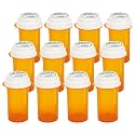 Prescription Reversible Thumb Tab Vials Medicine Container