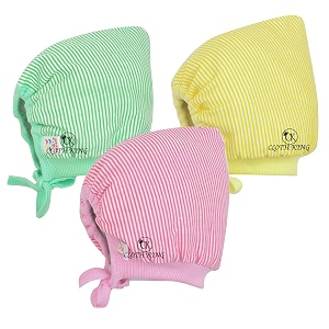 Presents Newborn Baby Strip Print Caps Soft