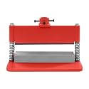 Press Brake Attachment, 12in Hydraulic Press Accessories Kit, 12-20 Ton Heavy Duty Metal Bending Tool with 90° Bending &amp; Dual Spring, 3/16in Thickness (Red)