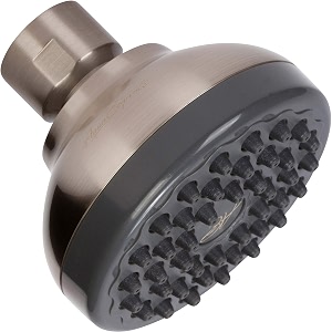 aqua elegante pressure boosting shower head - 25 gpm - brushed nickel