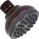Pressure Boosting Shower Head - High Pressure Water Saver Showerhead Best For Low Flow Showers, 1.8 GPM - Oil-Rubbed Bronze &amp; California Certified