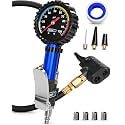 Presta Valve Adaptor Pump with Removable Schrader to Presta Valve Air Chuck