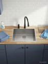 Prestige (24X18X10) 304 Grade Stainless Steel Matte Finish Single Bowl Hand Made Kitchen Sink With Waste Coupling And drain basket, Vessel Sink (Sliver)