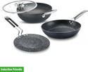 Prestige Durastone BYK 6 Layers coating Set-Tawa-24.5cmKadai-24cmFry