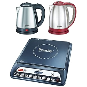 prestige electric kettle pkoss - 1500 watts steel 15 litre black amp pic 20 1600 watts induction cooktop black amp prestige 15 litre kettle 1500 watts red