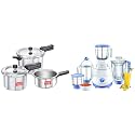 Prestige Iris 750W Mixer Grinder with jar, Juicer Jar and Cooker