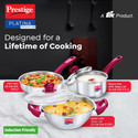 Prestige Platina Popular Induction Bottom Cookware Set