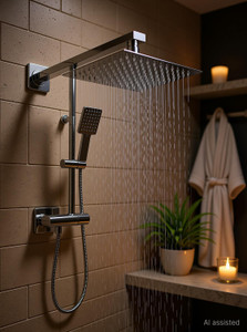 prestige ultraslim shower 8inch with 15inch arm stee shower shower head