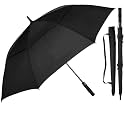 PRETOX Double Layer Umbrellas - 60 Inch Automatic Open Golf Umbrella, Extra Large Oversize Double Canopy Vented Windproof Waterproof Stick Umbrellas For Rain (Multicolor, Pack Of 1)