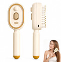 PRETOX Electric Hair Brush Air Cushion Massage Comb, Portable Steam Hair Straightening Hair Steamer