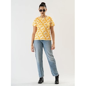 PRETTIFY Womens Casual Regular Fit Half Sleeves
