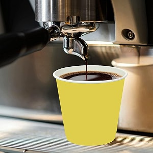 pretty ur party yellow paper cups kids party cups disposable paper cups for birthday wedding party picnic bbq travel and events  pack of 20 pcs
