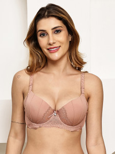 PrettyCat PrettyCat Pushup Padded Underwire Lace T-shirt