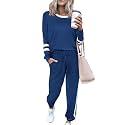 PRETTYGARDEN Airport Travel Outfit Women Fall 2 Piece Matching Lounge Sets