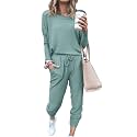 PRETTYGARDEN Airport Travel Outfit Women Fall 2 Piece Matching Lounge Sets