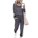 PRETTYGARDEN Airport Travel Outfit Women Fall 2 Piece Matching Lounge Sets