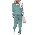 PRETTYGARDEN Airport Travel Outfit Women Fall 2 Piece Matching Lounge Sets