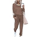 PRETTYGARDEN Airport Travel Outfit Women Fall 2 Piece Matching Lounge Sets