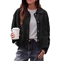 PRETTYGARDEN Faux Suede Casual Cropped Fall Jacket for Women Trendy 2026
