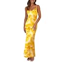 PRETTYGARDEN Women's 2026 Summer Floral Spaghetti Strap Maxi Dress Stretch Sexy Bodycon Dress Backless Slip Long Dresses