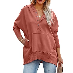 PRETTYGARDEN Womens Casual Long Sleeve Zipper Sweatshirt