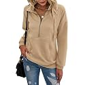 PRETTYGARDEN Women39s Casual Long Sleeve Zipper Sweatshirt