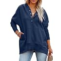 PRETTYGARDEN Women39s Casual Long Sleeve Zipper Sweatshirt