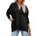 PRETTYGARDEN Women39s Casual Long Sleeve Zipper Sweatshirt