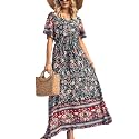 PRETTYGARDEN Women39s Casual Summer Boho Floral Print