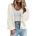 PRETTYGARDEN Women's Chunky Knit Open Front Cardigan Sweaters Fall Outfits