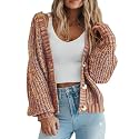 PRETTYGARDEN Women's Chunky Knit Open Front Cardigan Sweaters Fall Outfits
