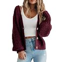 PRETTYGARDEN Women's Chunky Knit Open Front Cardigan Sweaters Fall Outfits