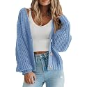 PRETTYGARDEN Women's Chunky Knit Open Front Cardigan Sweaters Fall Outfits