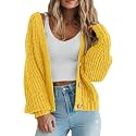 PRETTYGARDEN Women's Chunky Knit Open Front Cardigan Sweaters Fall Outfits