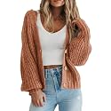 PRETTYGARDEN Women's Chunky Knit Open Front Cardigan Sweaters Fall Outfits