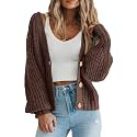 PRETTYGARDEN Women's Chunky Knit Open Front Cardigan Sweaters Fall Outfits