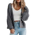 PRETTYGARDEN Women's Chunky Knit Open Front Cardigan Sweaters Fall Outfits