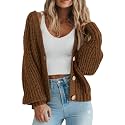PRETTYGARDEN Women's Chunky Knit Open Front Cardigan Sweaters Fall Outfits