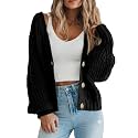 PRETTYGARDEN Women's Chunky Knit Open Front Cardigan Sweaters Fall Outfits