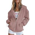 PRETTYGARDEN Women39s Fall Zip Up Hoodies Sweatshirts