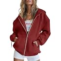 PRETTYGARDEN Women39s Fall Zip Up Hoodies Sweatshirts
