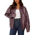PRETTYGARDEN Women's Faux Leather Motorcycle Jackets