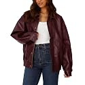 PRETTYGARDEN Women's Faux Leather Motorcycle Jackets