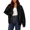 PRETTYGARDEN Women's Faux Leather Motorcycle Jackets